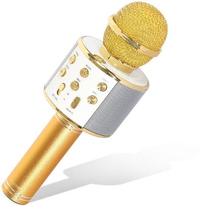 CRETO S-858 Portable Handheld Wireless Bluetooth Karaoke Mic Microphone