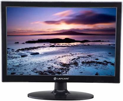 LAPCARE Wide 39.12 cm (15.4 inch) HD Monitor (15.4" Slim 720p HD LED Backlit Computer Monitor (VGA + HDMI))