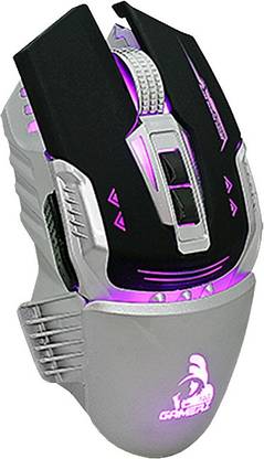 TAG GAMERZ Clone with RGB Light Effects and Adjustable Upto 4000 dpi and 7 Buttons Wired Ambidextrous Optical  Gaming Mouse