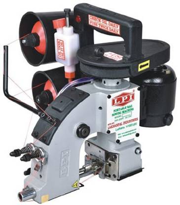 LPI BAG CLOSER MACHINE DOUBLE STITCH WITH AUTO OIL PUMP ( DE - DA ) Electric Sewing Machine