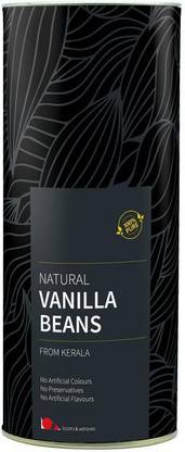 looms & weaves Natural Vanilla Beans from Kerala - 25 gm - Gourmet quality (FREE DELIVERY)
