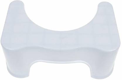 I Homz Toilet Squat Stool Creates Natural Cross Between Indian vs Western Pot (9 Inch) Bathroom Stool