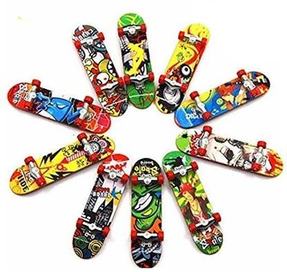 ANABGI 10 PCS Finger Skateboard Mini Fingerboards Skates & Skateboard