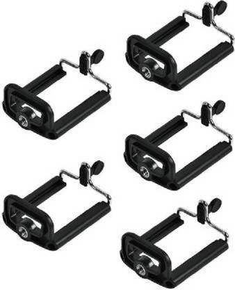 BLENDIA PACK OF 5 Adjustable phone holder clip bracket mount Mobile HoldeR Monopod