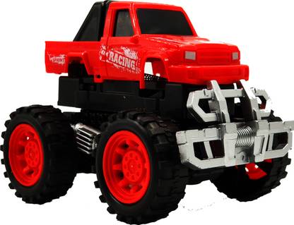 ZKATRON Monster Truck Friction Powered Motor Vehicle Toy Set for Kids