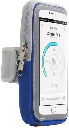 AZACUS Arm Band Case for 6.6 inch Neoprene Sport Running Armband Pouch with Extra Pocket