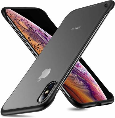 SWS Back Cover for Apple Iphone XS MAX Frameless Case Slim Translucent Matte Hard PC Cover with Flexible TPU