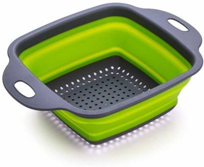 GD ZONE square kitchen strainer Collapsible Sieve
