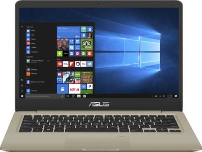 ASUS VivoBook 14 AMD APU Quad Core A12 A12-9720P - (4 GB/1 TB HDD/Windows 10 Home) X411QA-EK002T Thin and Light Laptop