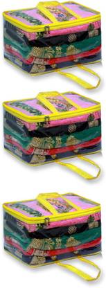 ZAKHRO 3 Multi Saree Covers ZS15119RY-3