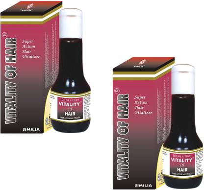 SIMILIA VITALITY OF HAIR 120 ML-SUPER ACTION HAIR VITALISER(PACK OF 2)