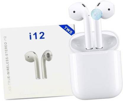 Crystal Digital I12 TWS Twin Pairing Hands Free Bluetooth Earphones Bluetooth Gaming