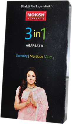 Moksh Agarbatti 3 in 1 Aura