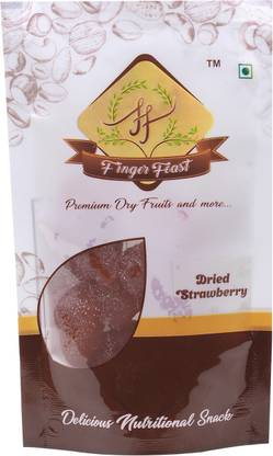 Finger Feast Premium Quality Exotic Dried strawberries Strawberries