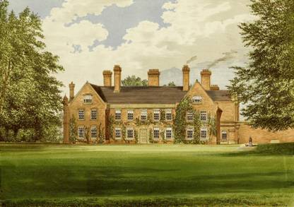 Views of Seats 1880 Nether Hall Canvas Art - AF Lydon (24 x 36) Canvas Art