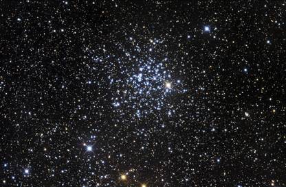 Messier 52 also known as NGC 7654 is an open cluster in the Cassiopeia constellation Canvas Art - Robert GendlerStocktrek Images (17 x 12) Canvas Art
