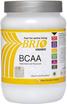 BRIO BCAA Instantized Pina Colada for Post-workout recovery and Lean Muscle BCAA