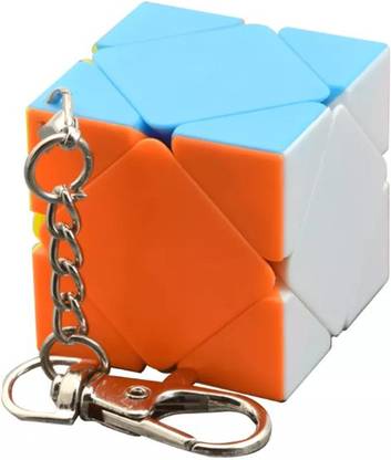 Cubelelo Lefun Mini Skewb Keychain Stickerless Cube