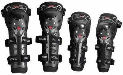 SCOYCO Knee Guard, Elbow Guard Free Black