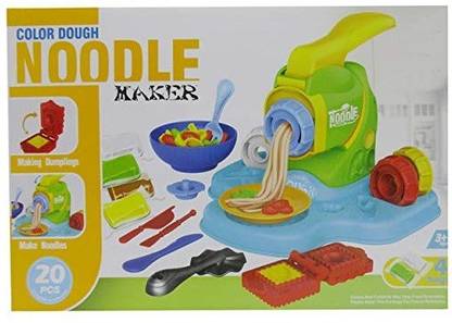Lattice Colorful Noodle Maker Clay Toy Set, 20 Pcs