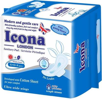 Icona London SANITARY PAD BLUE Sanitary Pad