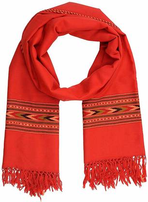 ARUNA KULLU HANDLOOM Woven Pure Wool Women Stole