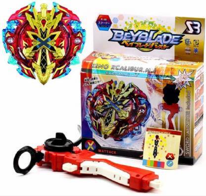Quickcart Trends Beyblade Burst B48 Zeno Excalibur M.I. Battle Attack Set with Sword