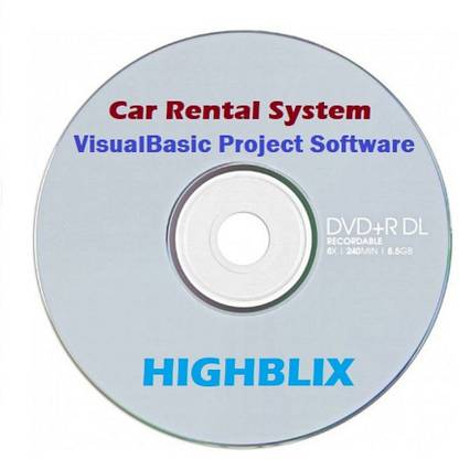 Highblix Car Rental System Visual Basic Software Project