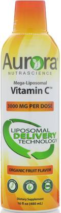 Aurora Nutrascience Liposomal Vitamin C 3000mg 16 Oz 480 ml