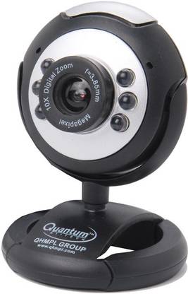 QHMPL QHM495LM Web Camera Interpolated to 25 Mega Pixels 25 HD  Webcam with Built-In Microphone with Night Vision USB Connectivity