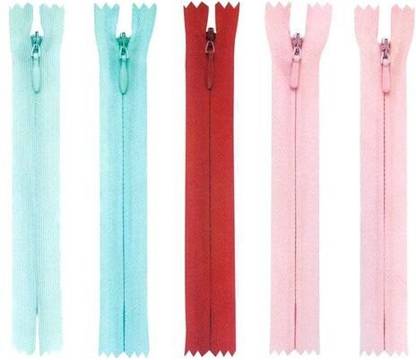 VJ YKK Invisible Zipper 8" Semi auto lock Zip Runner