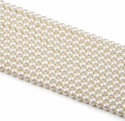 CBCOLLECTIONS 8 mm 200 pcs Glass Pearl Beads