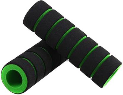 Dragon 1 Pair Foam Cycling Anti-slip Bicycle Handlebar Handle Grips Green Bicycle Handle Grip