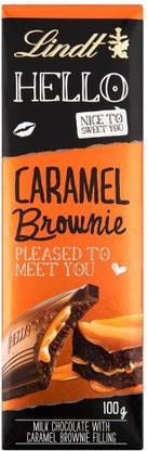 LINDT Hello Caramel Brownie 100g Bars Bars