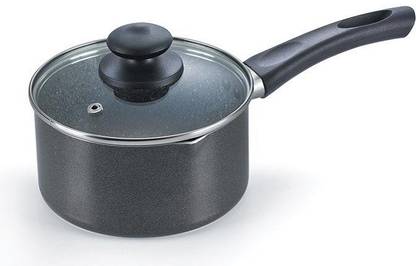 Prestige Prestige omega deluxe granite milk pan 160mm Induction Bottom Non-Stick Coated Cookware Set