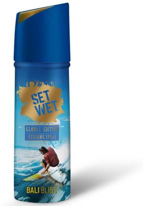 SET WET Global Edition Perfume Spray, Bali Bliss Perfume Body Spray  -  For Men