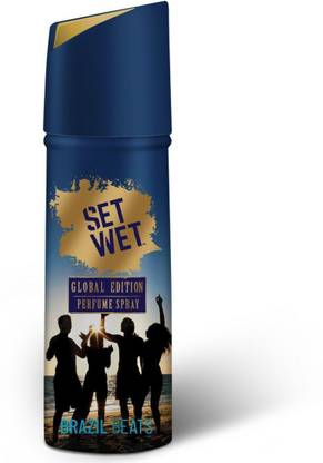 SET WET Global Edition, Brazil Beats Perfume Body Spray  -  For Men