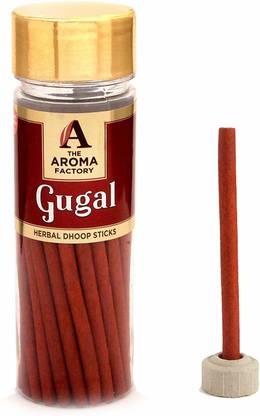 The Aroma Factory Gugal Dhoop Pooja Dhup batti (Bottle Pack x 40 Sticks) Guggul Dhoop