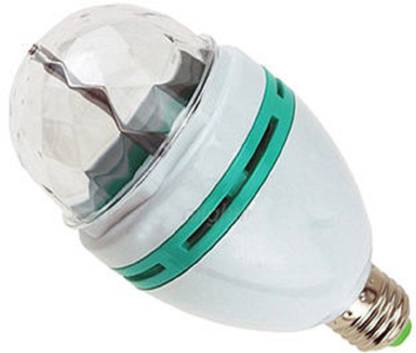 Triangle Ant 3W Disco Ball Lamp Colorful Auto Rotating RGB Strobe Lights Party Bulb Single Disco Ball