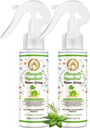 Mom & World Baby Mosquito Repellent Room Spray 100ml - 100% Naturally Derived