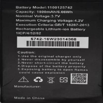 mp enterprises Mobile Battery For  ZEN MOBILE ADMIRE FAB Q PLUS