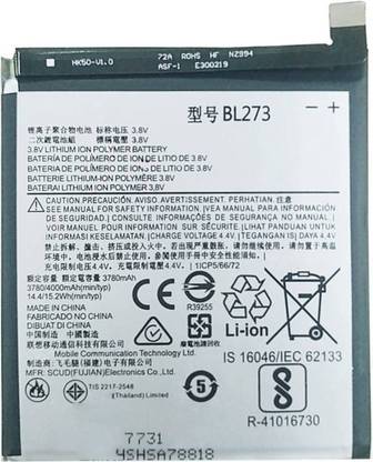 FULL CELL Mobile Battery For  Lenovo K8 Plus BL273