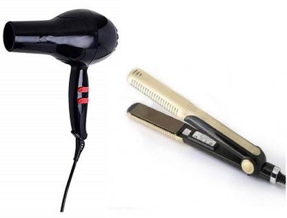 IAS 1800W Hair Dryer & Hair Straightener Personal Care Appliance Combo