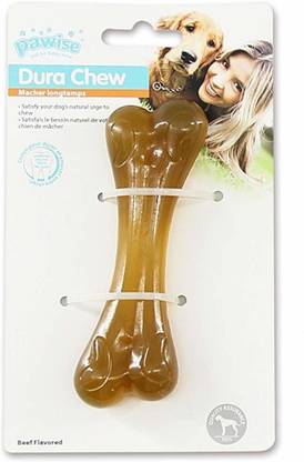 Pawise Non-Toxic Dura Chew Bone for Dog-Large-15 cms Rubber Bone For Dog