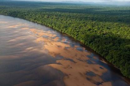 Essequibo River between the Orinoco and Iwokrama Reserve Guyana Canvas Art
