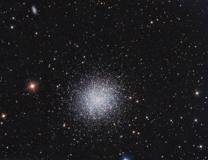 Messier 13 globular cluster in the constellation Hercules Canvas Art - Reinhold WittichStocktrek Images (16 x 13) Canvas Art