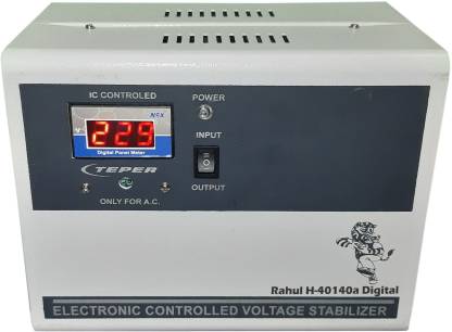 rahul H-40140a Digital 4 KVA/16 Amp In Put 140-280 Volt 3 Step Best Suitable For 1.5 Tonns Air Conditioners Automatic Digital Voltage Stabilizer