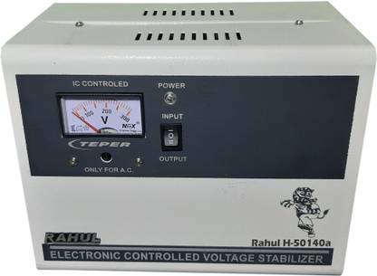 rahul H-50140 A 5 KVA/20 AMP In Put 140-290 Volt 3 Step Best Suitable For 2 Tonns Air Conditioners Voltage Stabilizer