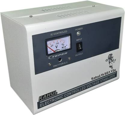 rahul H-50110 C 5 KVA/20 AMP In Put 100-290 Volt 5 Step Copper Transformer Best Suitable For 2 Tonns Air Conditioners Voltage Stabilizer