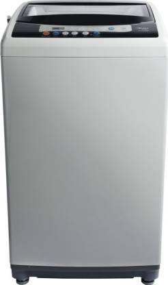Midea 7.5 kg One Touch AI Wash Fully Automatic Top Load Washing Machine Grey